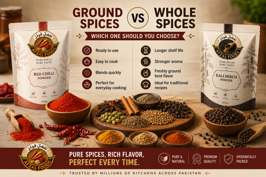 Ground Spices vs Whole Spices: Which One Should You Choose?