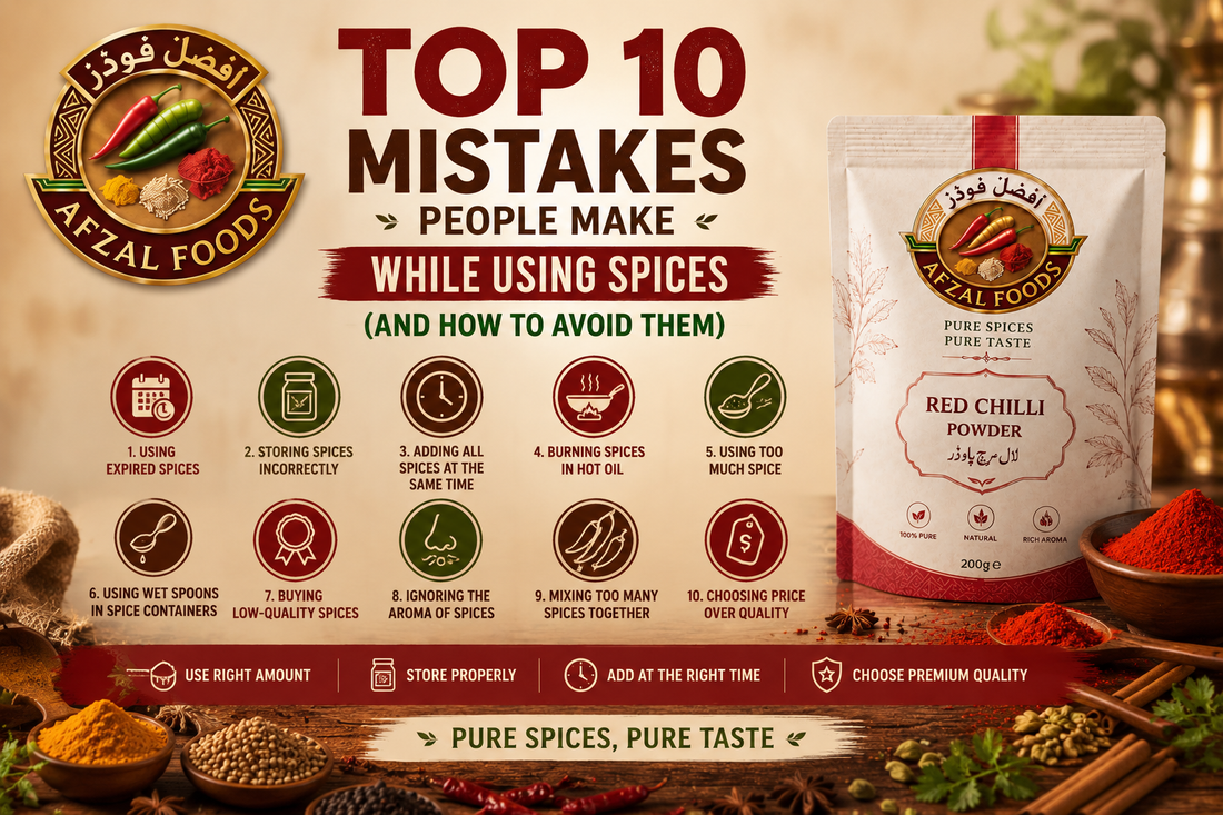 Common spice cooking mistakes and tips for better flavor in Pakistani dishes