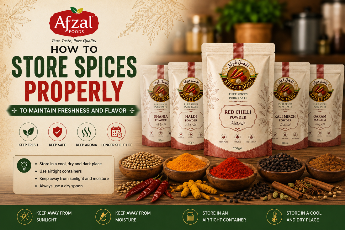 How to Store Spices Properly to Maintain Freshness and Flavour