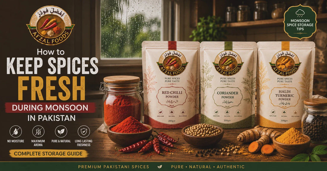 Tips to keep Pakistani spices fresh and moisture-free during monsoon season